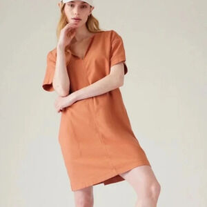 NWT Athleta | Farallon Stretch Pullover Mini Dress with Pockets - Size M